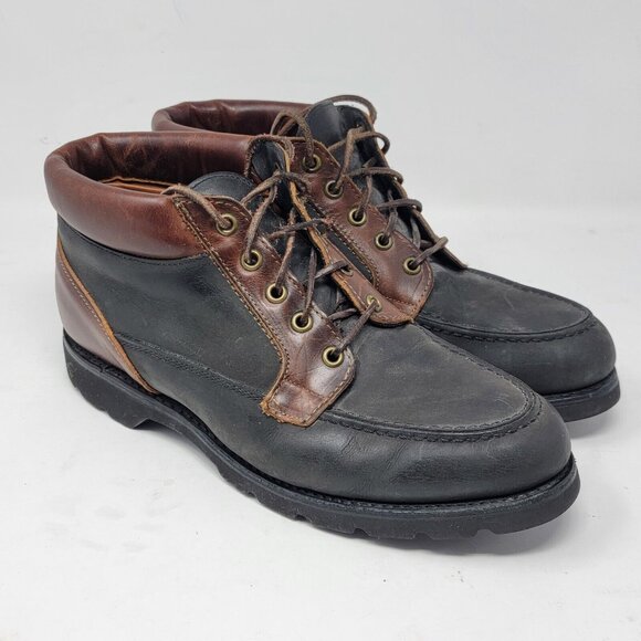 Allen Edmonds 9 D Cascade Boot Chukka Men's‎ Leather Lace Up Vibram Shoes - Picture 1 of 8